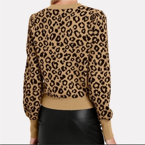 Veronica Beard Penny Leopard Print Sweater XSmall - Picture 12 of 13